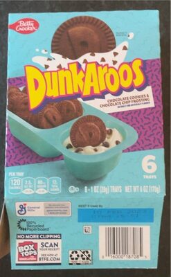 Dunkaroos Chocolate Chip 6Ct Mpk, Chocolate