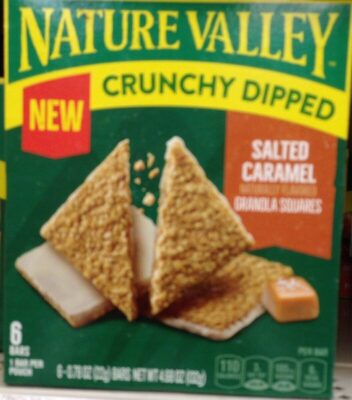 Nature Valley Crunchy Dipped Peanut Butter Chocolate Granola Squares 6 Count