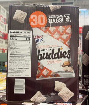 Chex Mix Peanut Butter and Chocolate Muddy Buddies 30 Count
