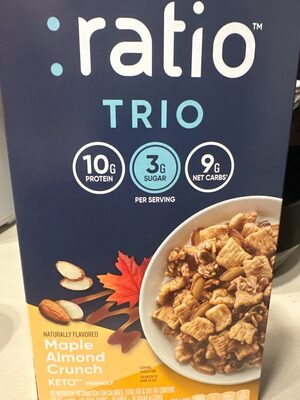 :ratio Trio Maple Almond Crunch Cereal