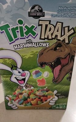 Trax Fruit Flavored Sweetened Corn With Marshmallows Cereal