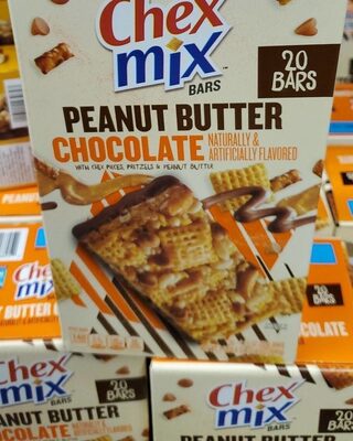 Chex Mix Peanut Butter Chocolate Bars 20 Count