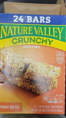 Nature Valley Crunchy Peanut Butter Granola Bars 12 Count