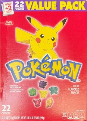 Betty Crocker Pokemon Fruit Snacks 22 Count