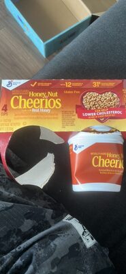 Honey Nut Cheerios Breakfast Cereal Cups 4 Pack