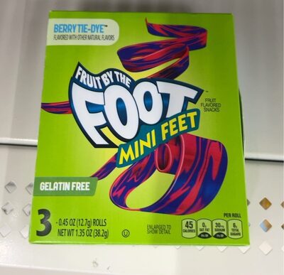 Fruit by the Foot Berry Tie Dye Mini Snacks 3 Count
