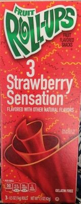 Fruit Roll-Ups Strawberry Blast 3 Count