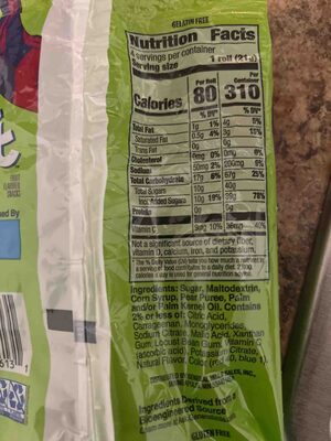 Fruit by the Foot Berry Tie Dye Fruit Flavored Snacks 4 Count