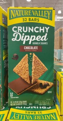 Nature Valley Crunchy Dipped Dark Chocolate Granola Squares 32 Count