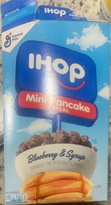 Blueberry & Syrup Mini Pancake Cereal, Blueberry; Syrup