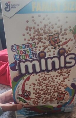 Cinnamon Toast Crunch Mini Breakfast Cereal Family Size