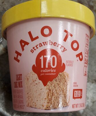 Halo Top Strawberry Cake Single Serve Cup