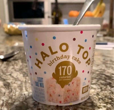 Halo Top Birthday Cake Single Serve Cup