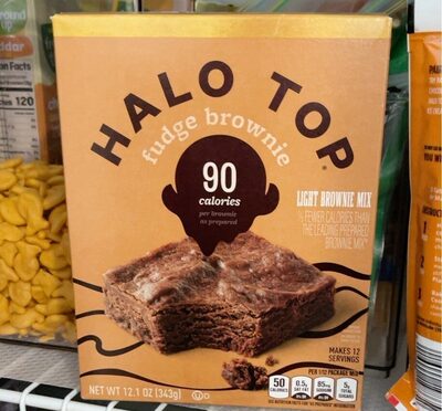 Halo Top Fudge Brownie Light Brownie Mix