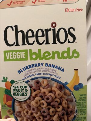 Cheerios Blend Blueberry Banana Breakfast Cereal