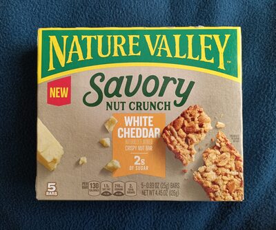 White Cheddar Crispy Nut Bar, White Cheddar
