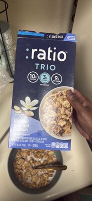 :ratio Trio Vanilla Almond Crunch Breakfast Cereal