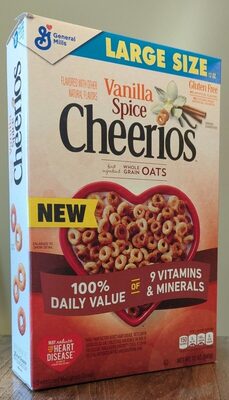 Cheerios Vanilla Spice Breakfast Cereal Large Size