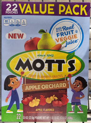 Mott' s Apple Orchard Fruit Snacks 22 Count