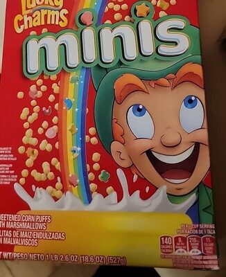 Lucky Charms Minis Breakfast Cereal