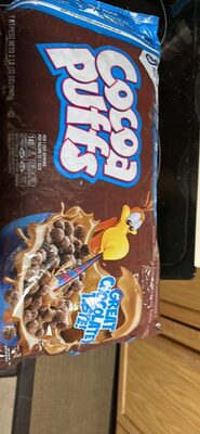 Cocoa Puffs Breakfast Cereal Bag