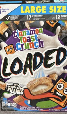 Cinnamon Toast Crunch Loaded Breakfast Cereal Large Size