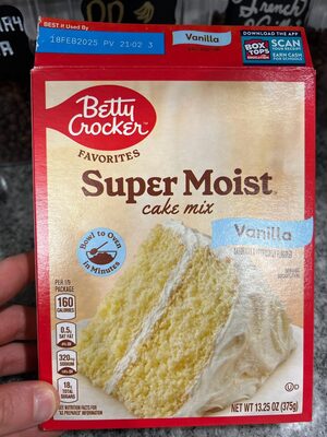 Betty Crocker Favorites Super Moist Vanilla Cake Mix