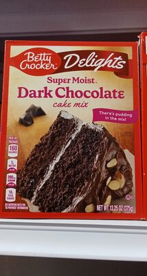 Betty Crocker Delights Super Moist Dark Chocolate Cake Mix