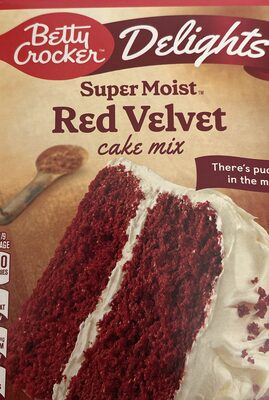 Betty Crocker Delights Super Moist Red Velvet Cake Mix
