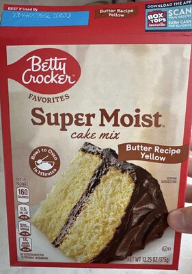 Betty Crocker Favorites Super Moist Butter Recipe Yellow Cake Mix