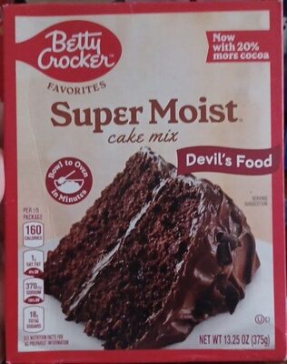 Betty Crocker Favorites Super Moist Devil's Food Cake Mix