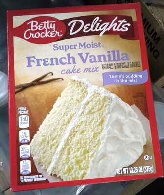 Betty Crocker Delights Super Moist French Vanilla Cake Mix