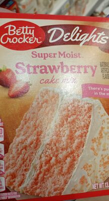 Betty Crocker Delights Super Moist Strawberry Cake Mix