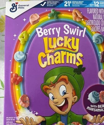 Lucky Charms Berry Swirl Breakfast Cereal