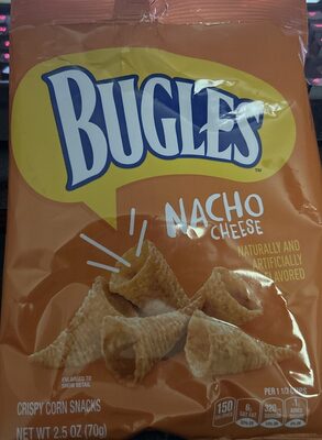 Bugles Nacho Cheese Crispy Corn Snacks