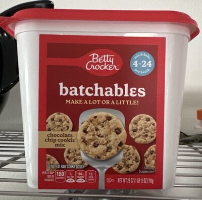 Betty Crocker Batchables Chocolate Chip Cookie Mix