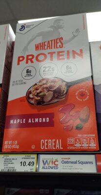 Wheaties Protein Maple Almond Breakfast Cereal