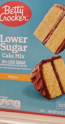 Betty Crocker Lower Sugar Yellow Cake Mix