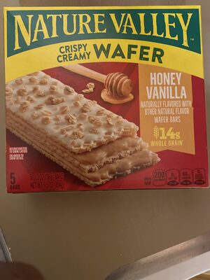 Nature Valley Honey Vanilla Crispy Creamy Wafer Bar 5 Count