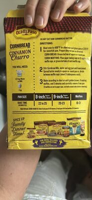 Old El Paso Cinnamon Churro Cornbread Mix
