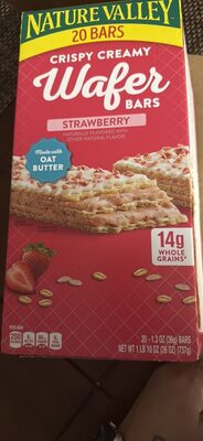 Nature Valley Strawberry Crispy Creamy Wafer Bars 20 count