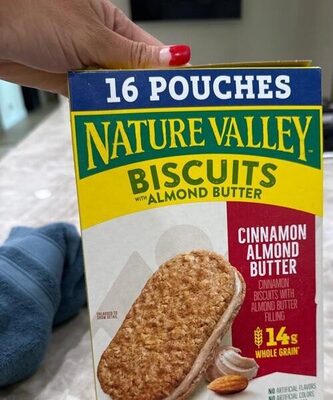 Nature Valley Cinnamon Biscuits with Almond Butter Filling 16 Count