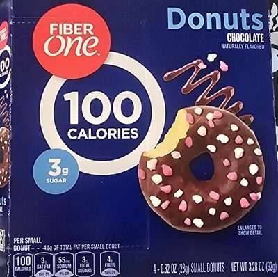 Fiber One Chocolate Donuts 4 Count