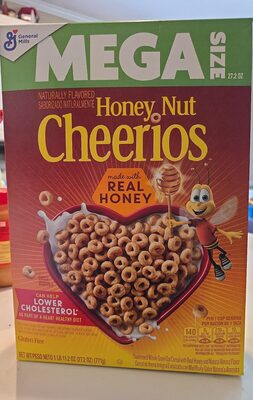 Honey Nut Cheerios Breakfast Cereal Mega Size