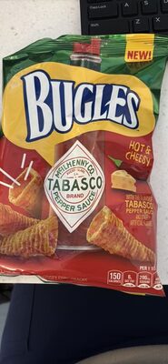 Bugles Tabasco Crispy Corn Snacks