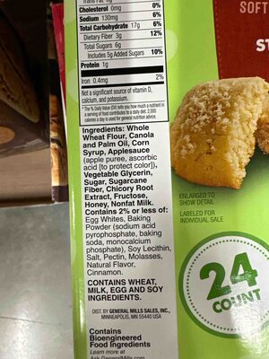 Mott's Soft Baked Apple Streusel Bars 24 Count