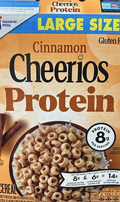 Cheerios Protein Cinnamon Breakfast Cereal Large Size