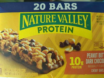 Nature Valley Protein Peanut Butter Dark Chocolate Chewy Bars 20 Count