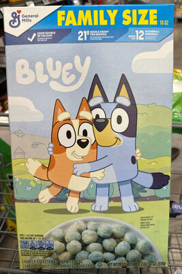 Bluey Breakfast Cereal Family Size