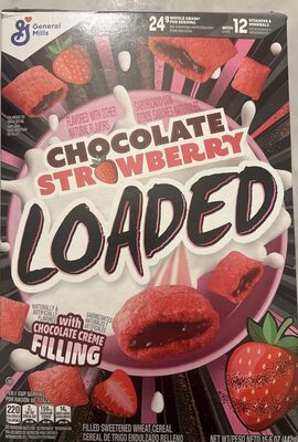General Mills Loaded Chocolate Strawberry Breakfast Cereal